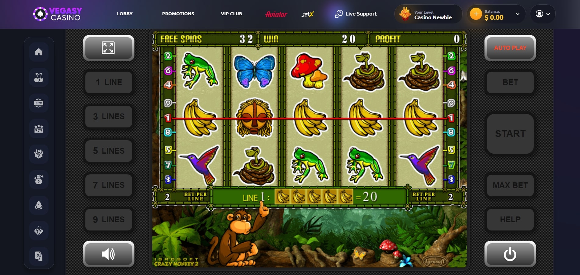Vegasy Casino