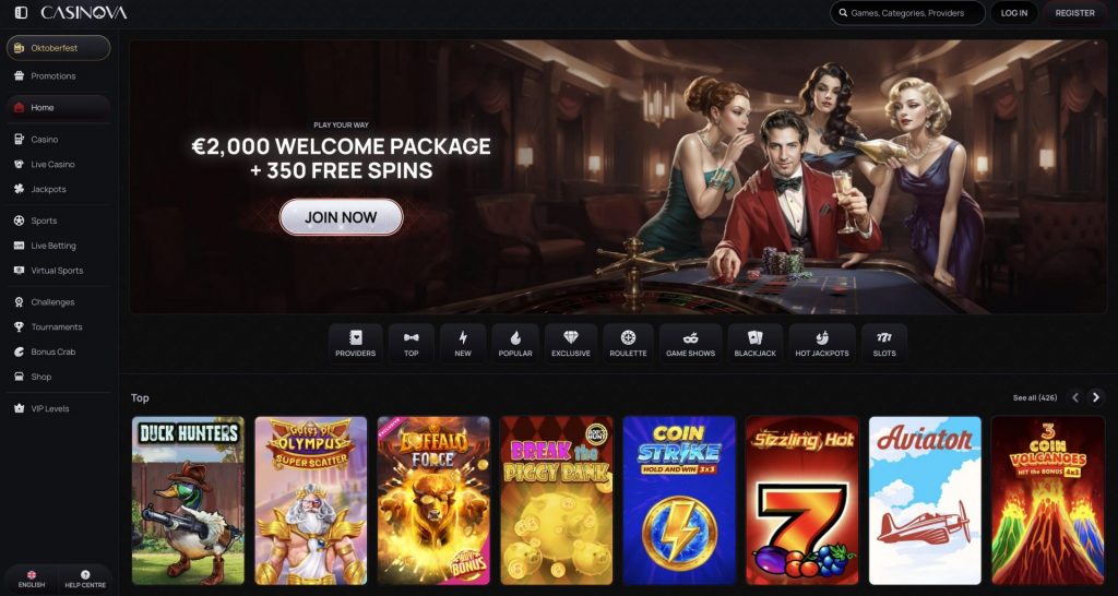 Casinova Online Casino