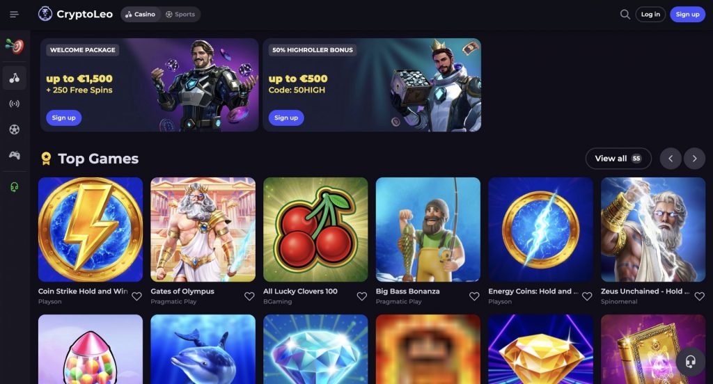 Cryptoleo Casino Official Site