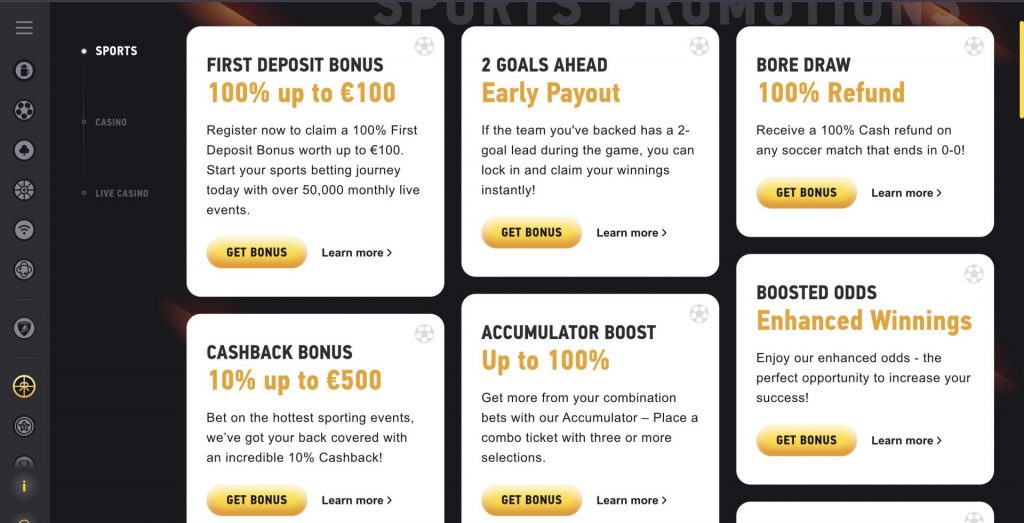 FEZbet Bonus