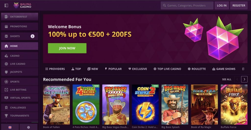 MalinaCasino – Online Casino